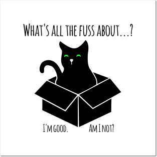 What came first, the cat or the box? Posters and Art